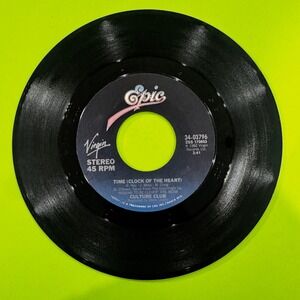 Culture Club Time Clock Of The Heart 7 Vinyl 45 RPM Single 1982 Epic 34-03796